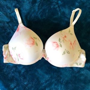 Floral PINK Bra